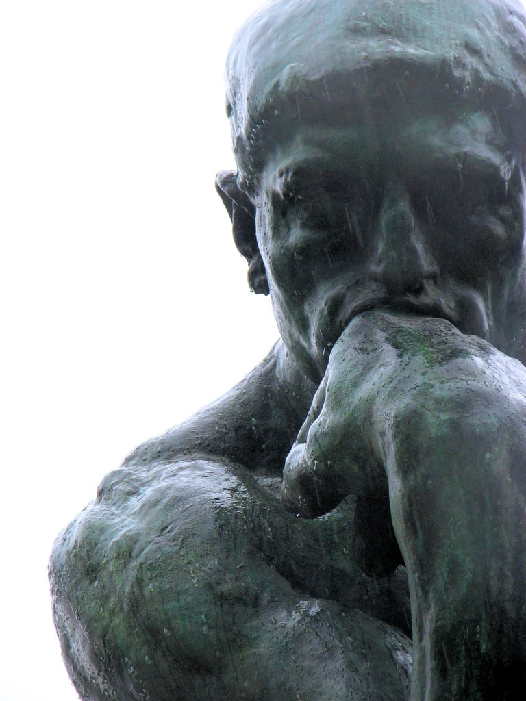 Rodin's sculpture, The Thinker